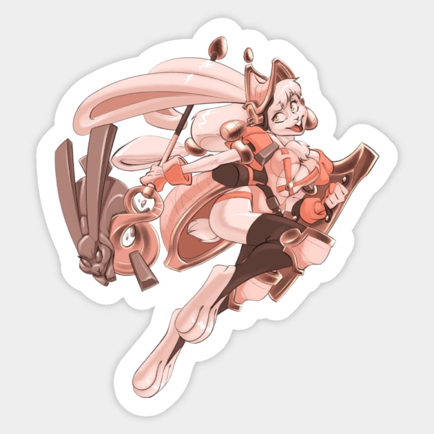 White Chocolate Mage Coco Sticker by thephantompencil